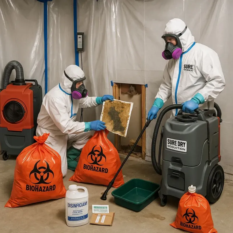 Contaminated Water Handling Protocols process in La Monte, MO