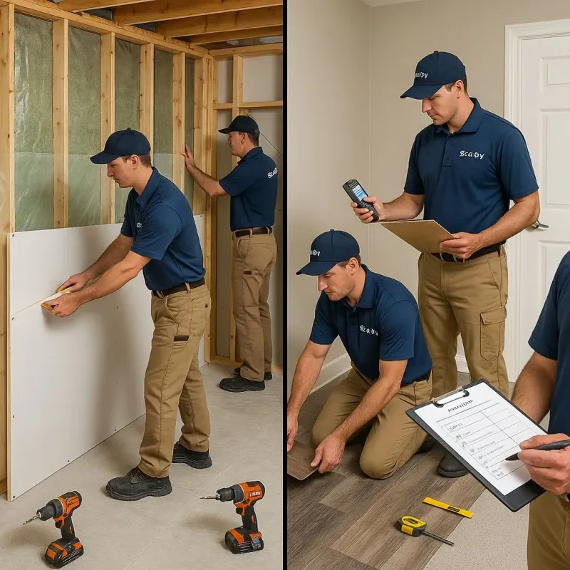 Repairs and Reconstruction process in La Monte, MO